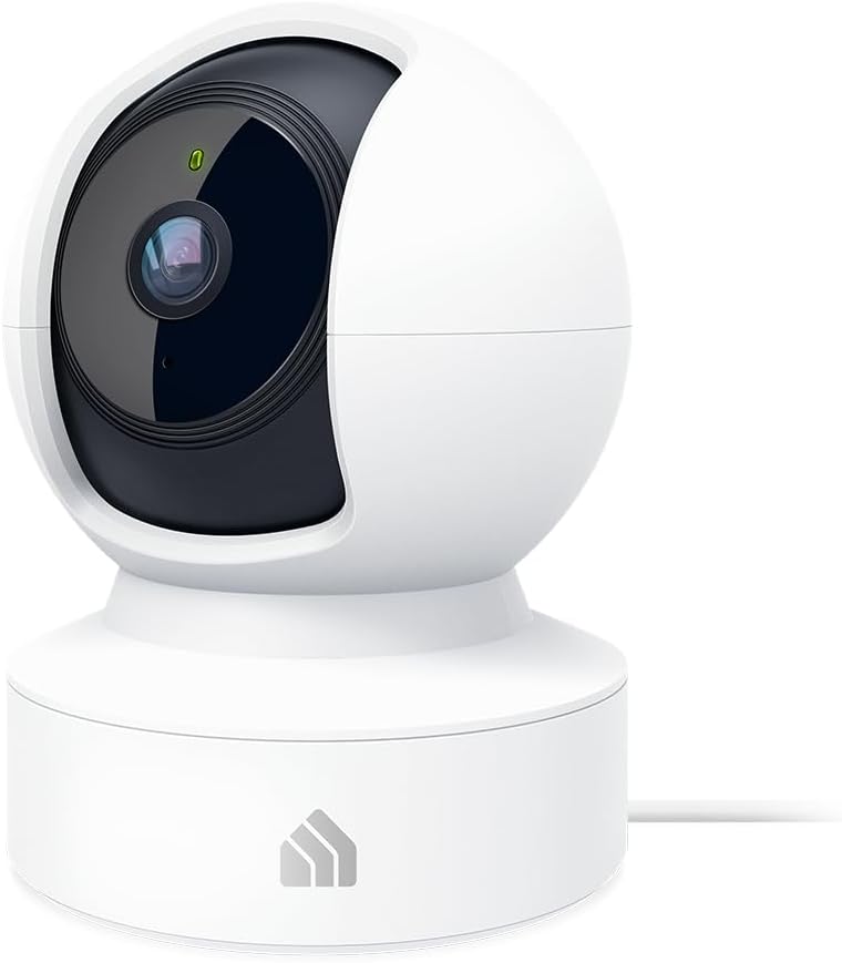 2K Indoor Pan/Tilt Security Camera – Baby Monitor & Pet Cam, Motion Tracking, 2-Way Audio, Night Vision