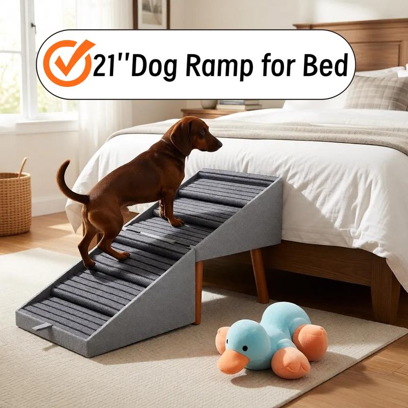 Foldable 2-in-1 Dog Ramp for Easy Storage & Use