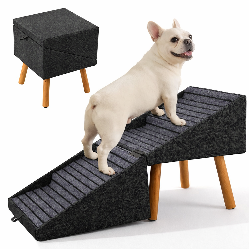 Foldable 2-in-1 Dog Ramp for Easy Storage & Use
