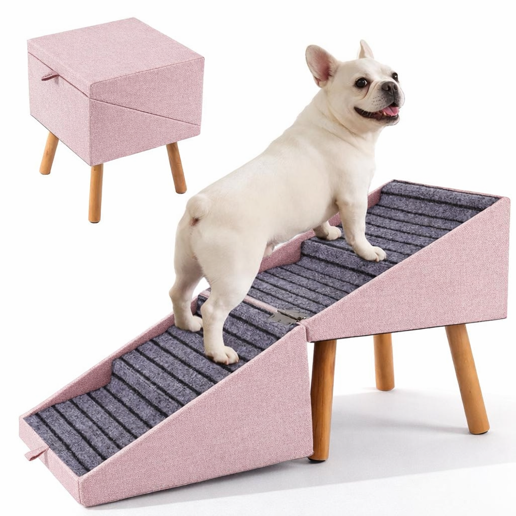 Foldable 2-in-1 Dog Ramp for Easy Storage & Use